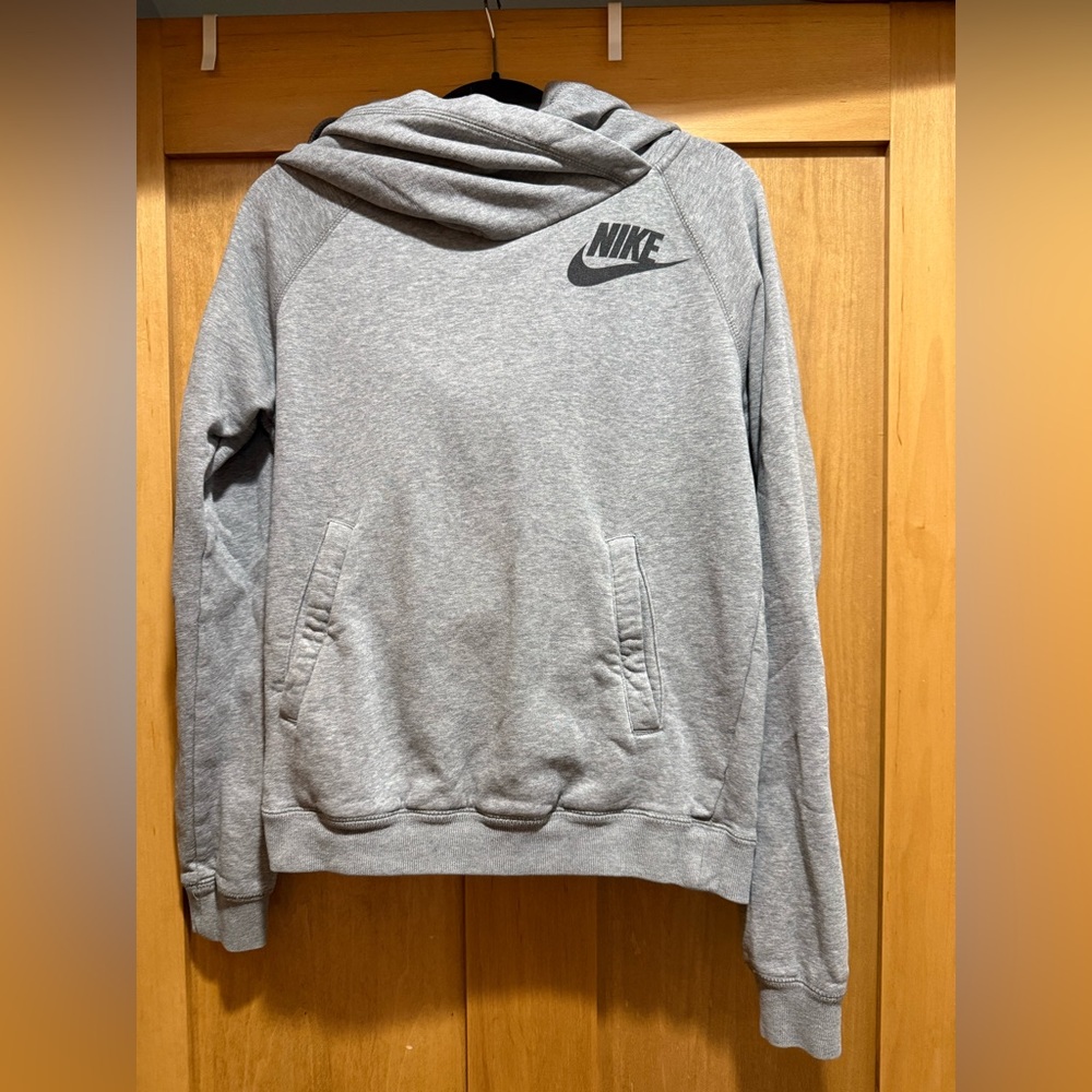 Nike Heather Gray Pullover Hoodie